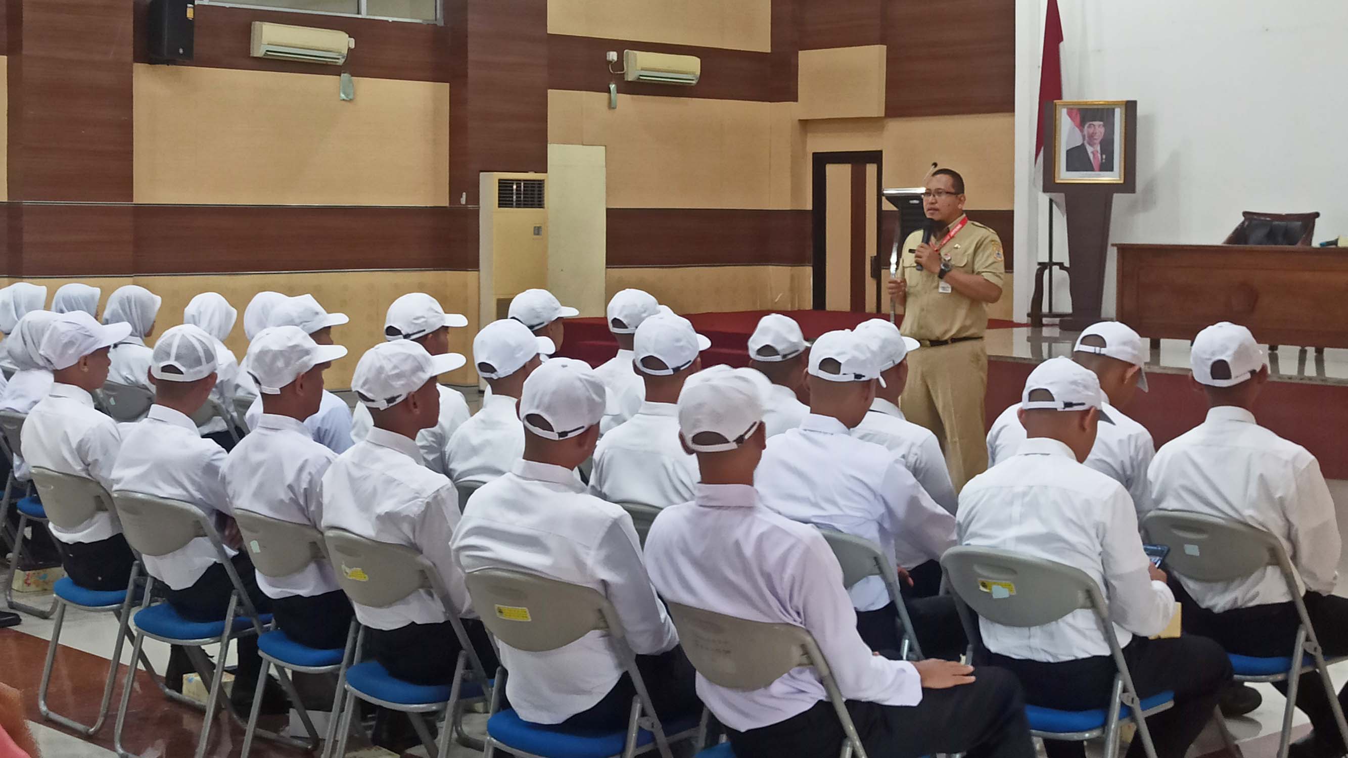 Acara Persiapan Pemberangkatan Calon Praja IPDN Angkatan XXXIV Asal Pendaftaran Provinsi Jawa Tengah Tahun 2023