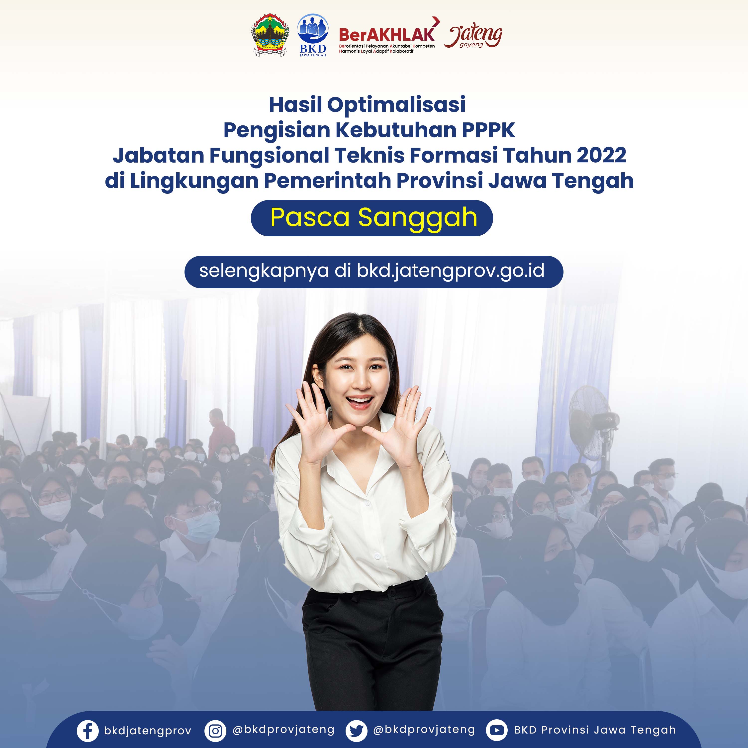 Hasil Optimalisasi Pengisian Kebutuhan Pegawai Pemerintah Dengan Perjanjian Kerja Jabatan Fungsional Teknis Pemerintah Provinsi Jawa Tengah Formasi Tahun 2022