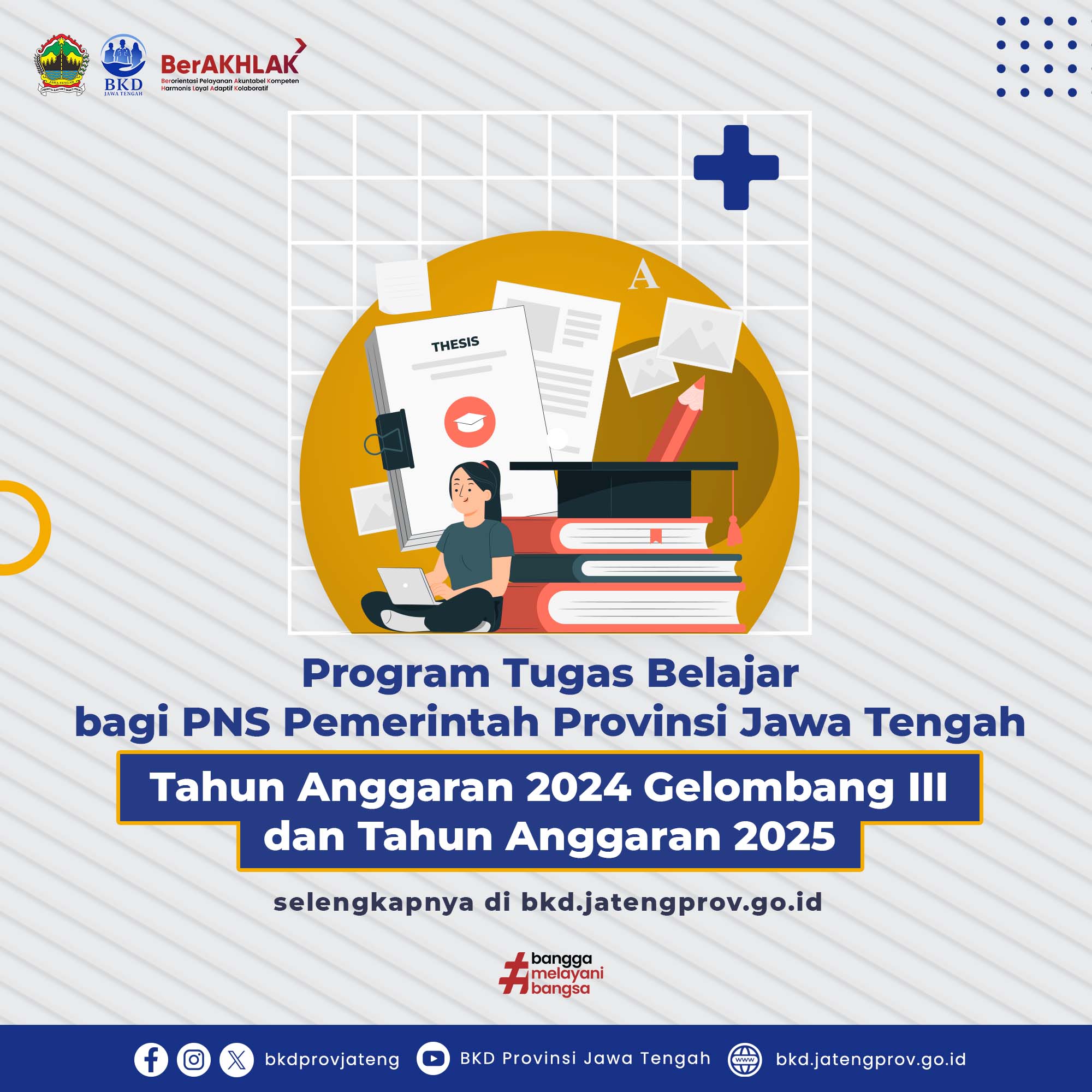 Program Tugas Belajar Pemerintah Provinsi Jawa Tengah Tahun Anggaran 2024 Gelombang III Dan Tahun Anggaran 2025