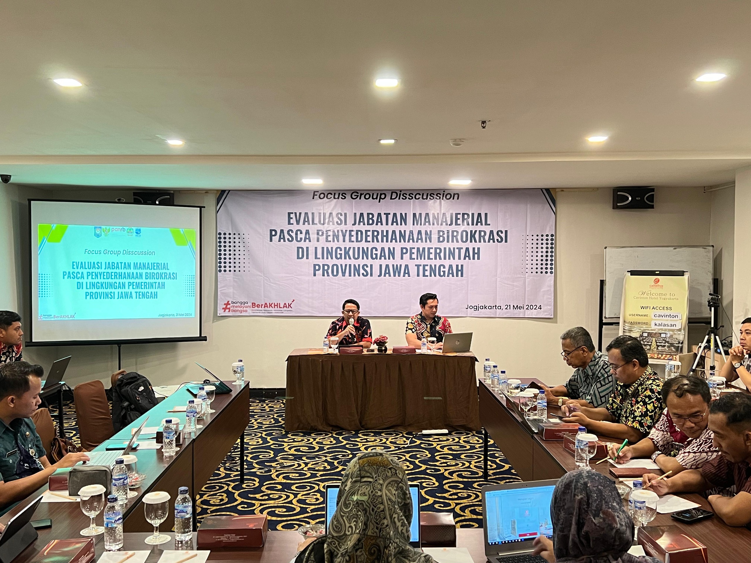 Focus Group Discussion Evaluasi Jabatan Manajerial Pasca Penyederhanaan Birokrasi di Lingkungan Pemerintah Provinsi Jawa Tengah