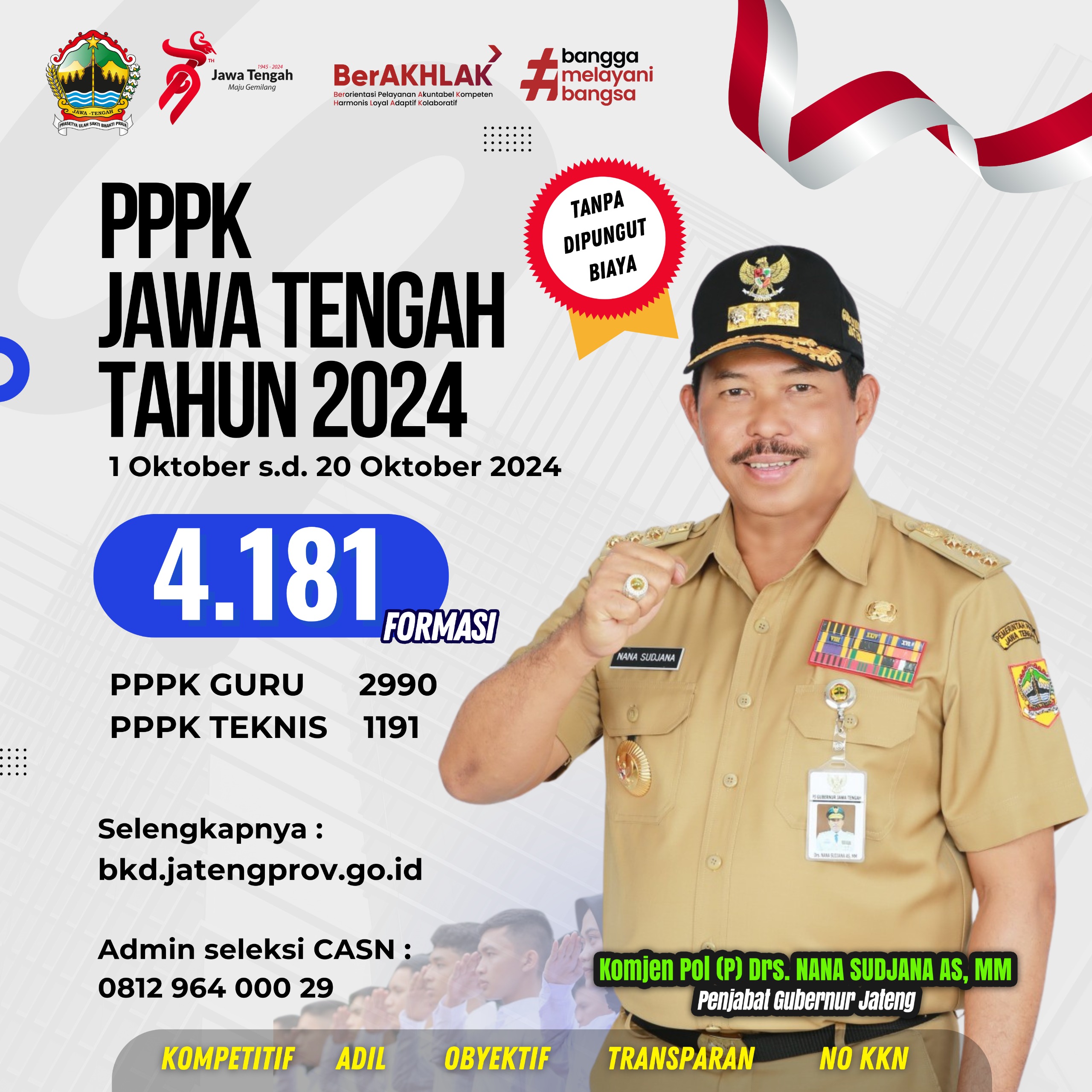 Pengumuman Penerimaan PPPK 2024 di Lingkungan Pemprov Jawa Tengah