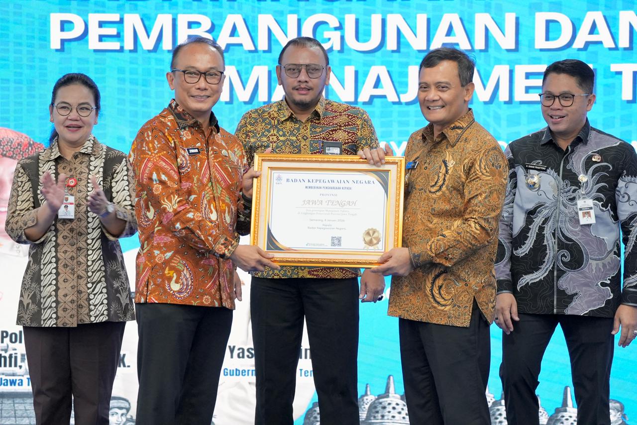 Perkuat Sistem Merit ASN, Pemprov Jateng dan 35 Kabupaten/Kota Teken Komitmen Penerapan Manajemen Talenta