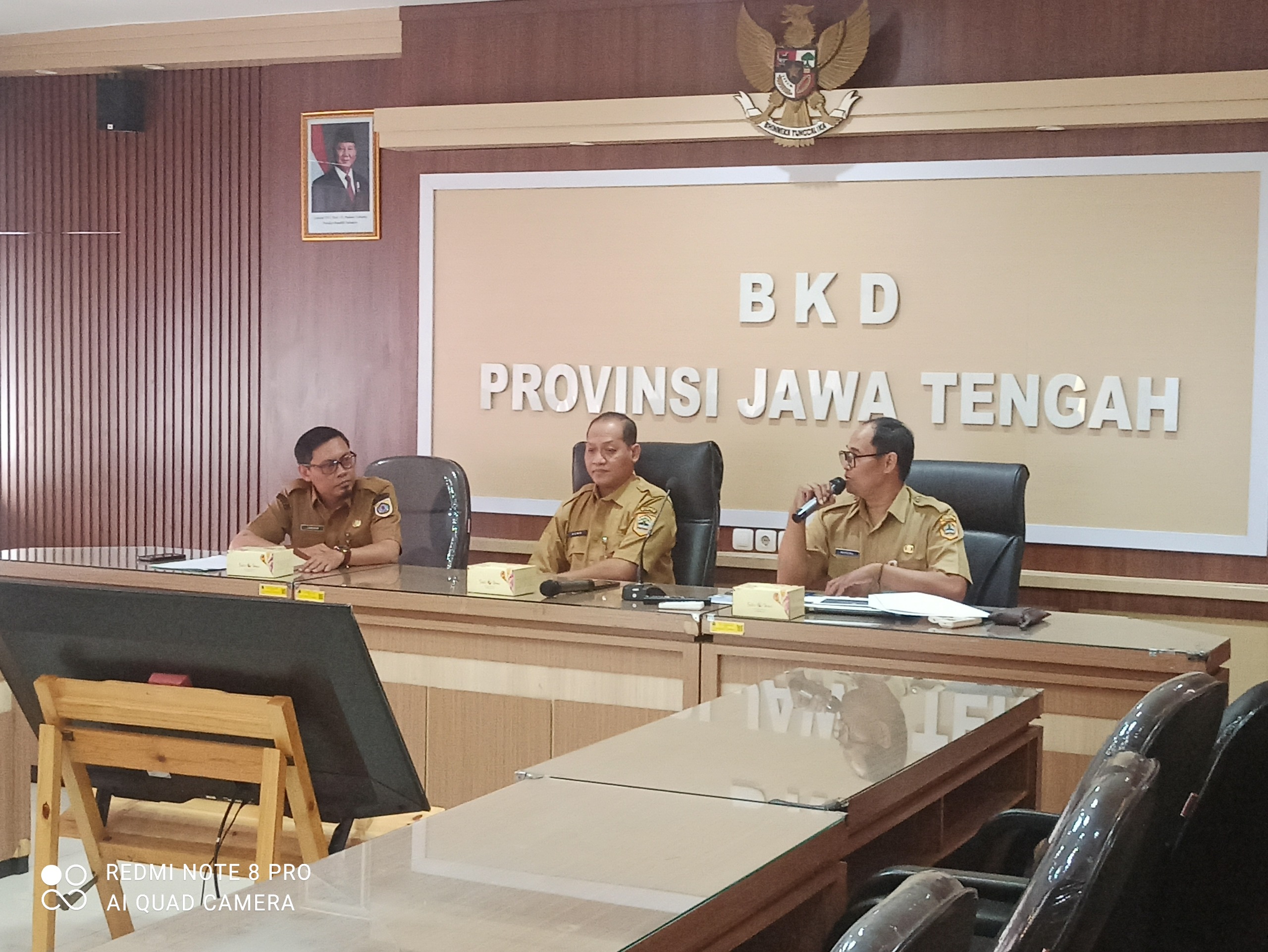 Sharing Session BKPSDM Kab. Brebes di BKD Provinsi Jawa Tengah terkait Pelaksanaan Seleksi CASN 