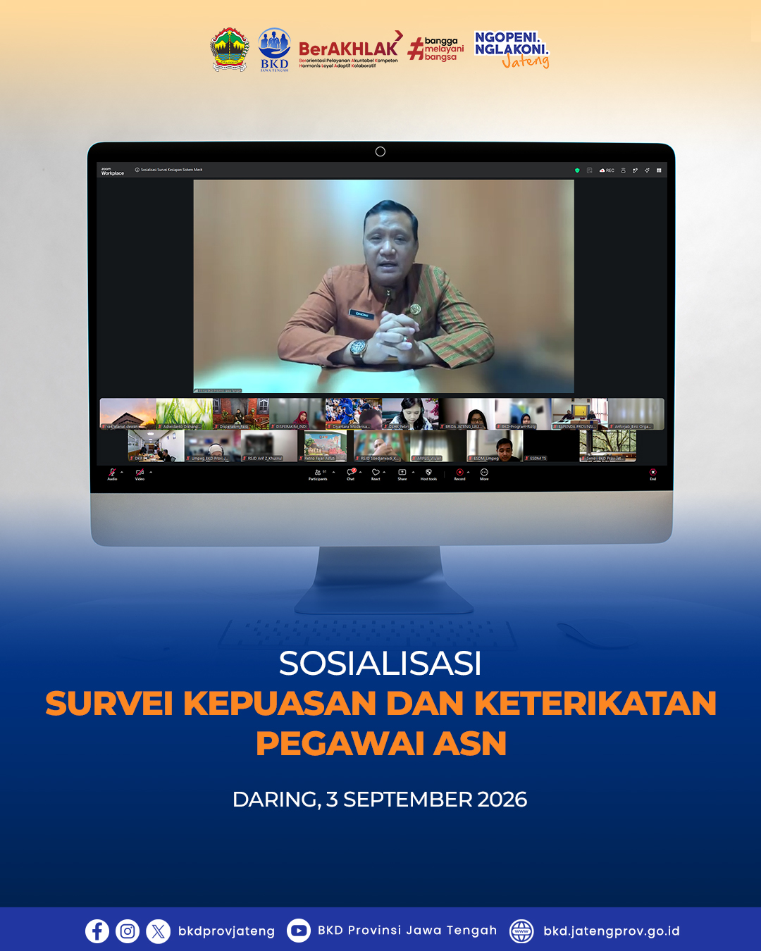 Sosialisasi Survei Kepuasan dan Keterikatan Pegawai ASN