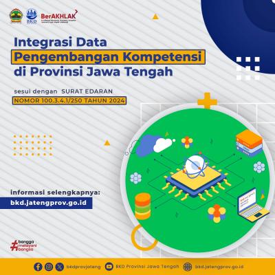 Integrasi Data Pengembangan Kompetensi di Provinsi Jawa Tengah