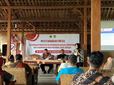 Musyawarah Desa Dampingan BKD Provinsi Jawa Tengah