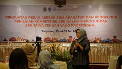 BKD Provinsi Jawa Tengah Gelar Workshop untuk Penguatan Peran Asesor SDM Aparatur dan Pengelola Penilaian Kompetensi ASN
