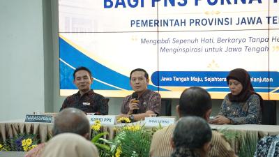 Pemprov Jateng Bekali 45 PNS Jelang Purna Tugas dengan Wawasan Kewirausahaan dan Kesiapan Mental