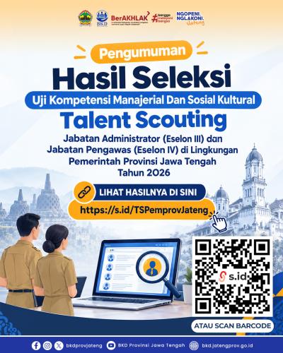 Hasil Seleksi Uji Kompetensi Manajerial dan Sosial Kultural Talent Scouting